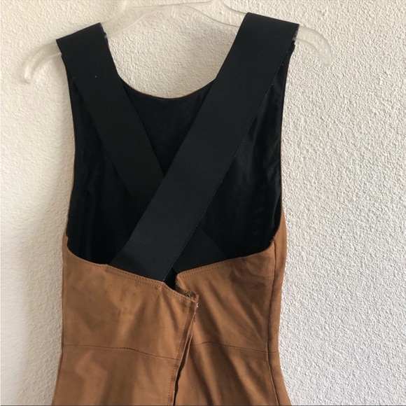 Maje Rigolette Perforated Suede Mini Dress - Picture 6 of 12